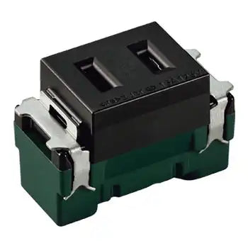 WN1051MB SO-STYLE 埋込扉付コンセント マットブラック