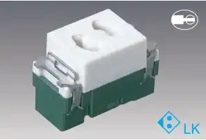 WN1061CW Advance Recessed Receptacle (Ceramic White)