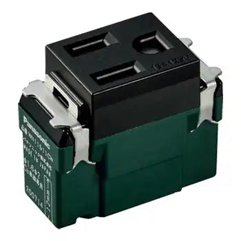 WN11511MB SO-STYLE 埋込扉付接地コンセント 送り端子付 マットブラック