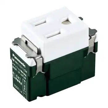 SO-STYLE WN11511MCW – In-Wall Covered Grounded Outlet with Feed-Through Terminals – Matte Ceramic White