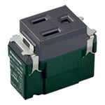 SO-STYLE WN11511MH – In-Wall Covered Grounded Outlet with Feed-Through Terminals – Matte Gray