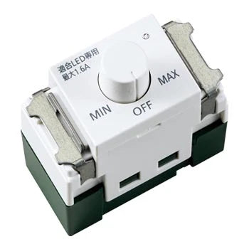 SO-STYLE WNS57511W – LED In-Wall Reverse-Phase Dimmer Switch B (LED Only 1.6A, Rotary, Low-Brightness Adjustment) – Matte White