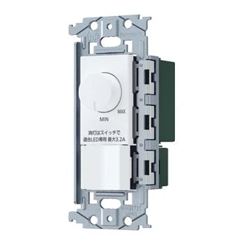 SO-STYLE WNS575830W – LED In-Wall Reverse-Phase Dimmer Switch C (Switch C, LED Only 3.2A, Rotary, Low-Brightness Adjustment) – Matte White