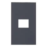 SO-STYLE WNS6001H – Wall Plate (1-Gang) – Matte Gray