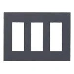 SO-STYLE WNS6009H – Wall Plate (9-Gang) – Matte Gray