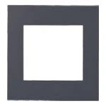 SO-STYLE WNS6500H – Wall Plate (2 Connection Ports) – Matte Gray