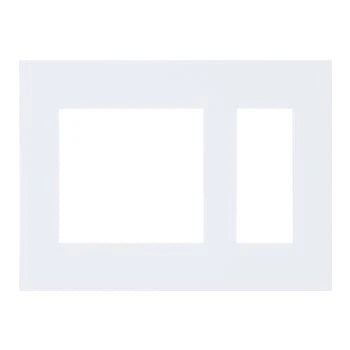 SO-STYLE WNS6503W – Wall Plate (2 Connection Ports + 3-Gang) – Matte White