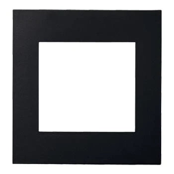 SO-STYLE WNS6570B – Fire-Resistant Plate (Dual Coupling Hole Type) – Matte Black