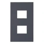 SO-STYLE WNS6702H – Fire-Resistant Plate (2-Gang) – Matte Gray