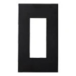 SO-STYLE WNS6703B – Fire-Resistant Plate (3-Gang) – Matte Black