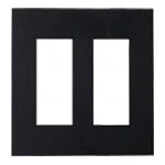 SO-STYLE WNS6706B – Fire-Resistant Plate (6-Gang) – Matte Black