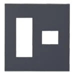 SO-STYLE WNS6774H – Fire-Resistant Plate (4-Gang: 3+1 Configuration) – Matte Gray