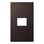 SO-STYLE WNS9601A – Extra Metal Plate (1-Module) – Vibration Finish – Brown