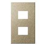 SO-STYLE WNS9602Y – Extra Metal Plate (2-Module) – Vibration Finish – Gold