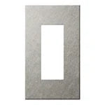 SO-STYLE WNS9603S – Extra Metal Plate (3-Module) – Vibration Finish – Silver