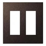 SO-STYLE WNS9606A – Extra Metal Plate (6-Module) – Vibration Finish – Brown