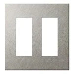 SO-STYLE WNS9606S – Extra Metal Plate (6-Module) – Vibration Finish – Silver