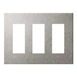SO-STYLE WNS9609S – Extra Metal Plate (9-Module) – Vibration Finish – Silver