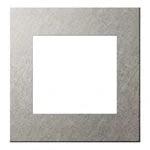 SO-STYLE WNS9650S – Extra Metal Plate (2-Gang) – Vibration Finish – Silver