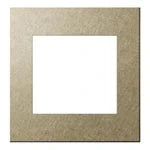 SO-STYLE WNS9650Y – Extra Metal Plate (2-Gang) – Vibration Finish – Gold