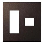 SO-STYLE WNS9674A – Extra Metal Plate (3+1 Gang) – Vibration Finish – Brown