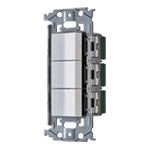 WNSS50222W SO-STYLE埋込スイッチセット(スイッチC×3)(マットホワイト)