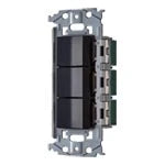 WNSS50422B SO-STYLE埋込スイッチセット(スイッチE、C×2)(マットブラック)