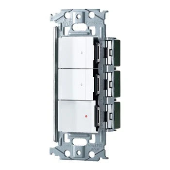 WNSS51558W SO-STYLE埋込スイッチセット(ほたるスイッチC×2、パイロットスイッチC0.5A)(マットホワイト)