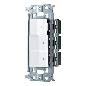 WNSS51588W SO-STYLE埋込スイッチセット(ほたるスイッチC、パイロットスイッチC0.5A×2)(マットホワイト)