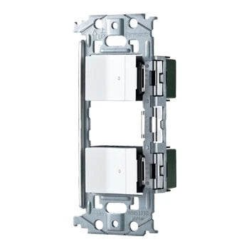 WNSS51595W SO-STYLE埋込スイッチセット(ほたるスイッチC×2)(マットホワイト)