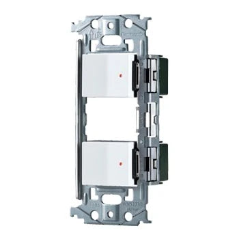 WNSS51797W SO-STYLE埋込スイッチセット(パイロットスイッチC4A×2)(マットホワイト)