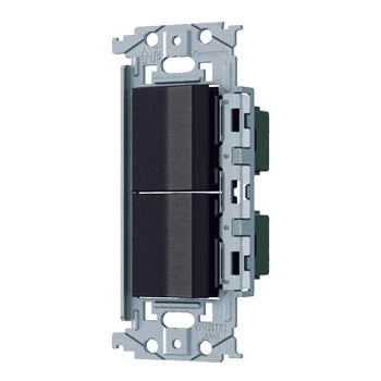 SO-STYLE WNSS52494B – In-Wall Long-Handle Switch Set (Dual Switch E) – Matte Black