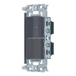 SO-STYLE WNSS53598H – In-Wall Long-Handle Switch Set (Locator Switch C & Pilot Switch C0.5A) – Matte Gray