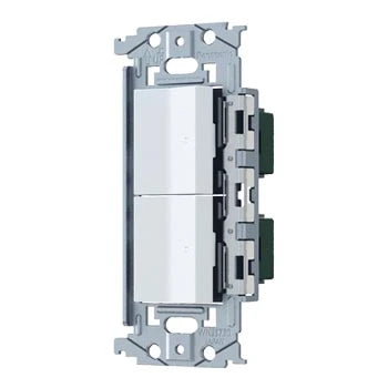 WNSS53696W SO-STYLE埋込ロングハンドルスイッチセット(ほたるスイッチE×2)(マットホワイト)