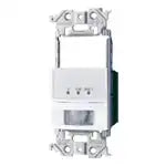 WTA18115WK Advance Series Wall-Mounted Automatic Switch with Heat Sensor (2-Wire, 3-Way Wiring Compatible) (LED Only) (Continuous Operation Time Adjustable from Approximately 10 Seconds to 30 Minutes after Detection)