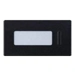 WTA3013B Advance Series Flush Mount Triple Switch Handle (with Name) (Matte Black)