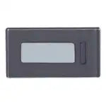 WTA3013H Advance Series Flush Mount Triple Switch Handle with Nameplate, Matte Gray