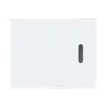 WTA3022W Advance Series Flush Mount Double Switch Handle, with Display and No Name, Matte White
