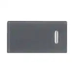 WTA3023H Advance Series Flush Mount Triple Switch Handle, with Display and No Name, Matte Gray