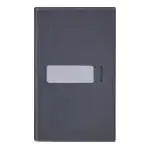 WTA3031H Advance Series Flush Mount Single Switch Handle with Display and Name, Matte Gray