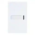 WTA3031W Advance Series Flush Mount Single Switch Handle with Display and Name, Matte White