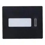 WTA3032B Advance Series Flush Mount Double Switch Handle (with Display and Name) (Matte Black)