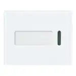 WTA3032W Advance Series Flush Mount Double Switch Handle with Display and Name, Matte White