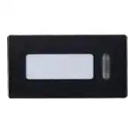 WTA3033B Advance Series Flush Mount Triple Switch Handle (with Display and Name) (Matte Black)