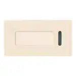 WTA3033F Advance Series Flush Mount Triple Switch Handle with Display and Name, Matte Beige