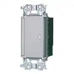 WTA5342CS Advanced Series Open-Air Timer (2-Wire, Master Unit, 3-Way Wiring Compatible) (Reverse Phase Dimming) (Delayed Off, with Answering Timer) (Silver)