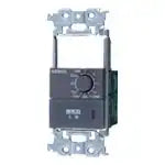 WTA53915HK Advance Series Recessed Electronic Bathroom Ventilation Switch (Switch Space, 12-Hour Timer) (Approx. 10 Seconds to 12 Hours) (Matte Gray)