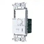 WTA53915WK Advance Electronic Bathroom Ventilation Switch (with Switch Spacer and 12-Hour Timer) (Matte White)
