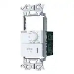 WTA53935WK Advance Electronic Bathroom Ventilation Switch (with Switch Spacer and 12-Hour Timer) (Matte White)
