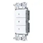 WTA5498WK Advance Recessed Electric Shutter Push Button Switch Set (3a Contact) (Matte White)